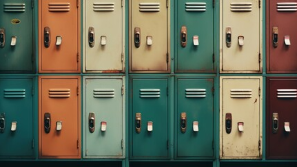 How do you organize classroom cupboards?
